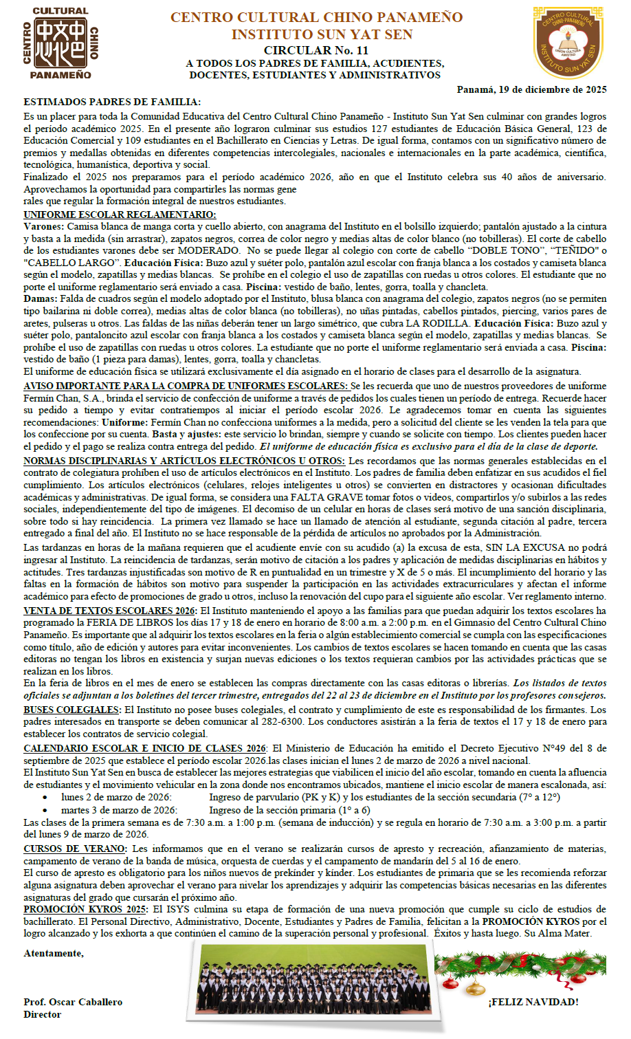 Circular 11 español